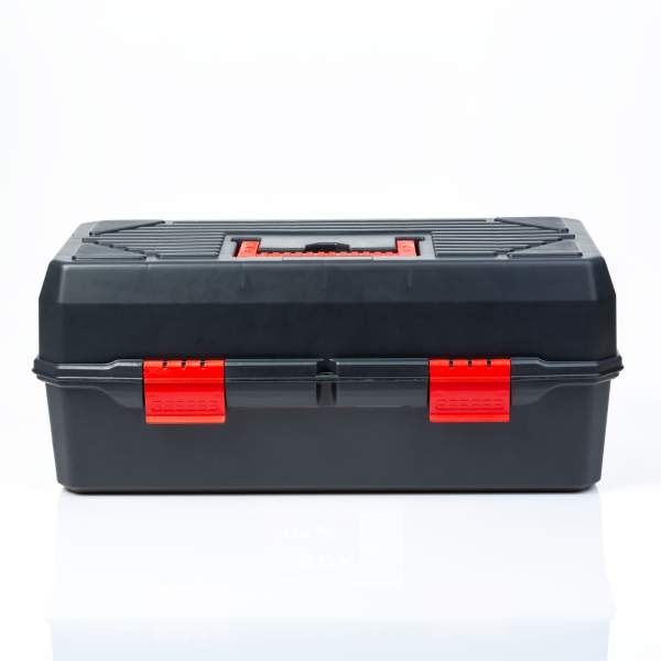 Geantă de scule cu tavă de deschidere - plastic - 250 x 495 x 230 mm