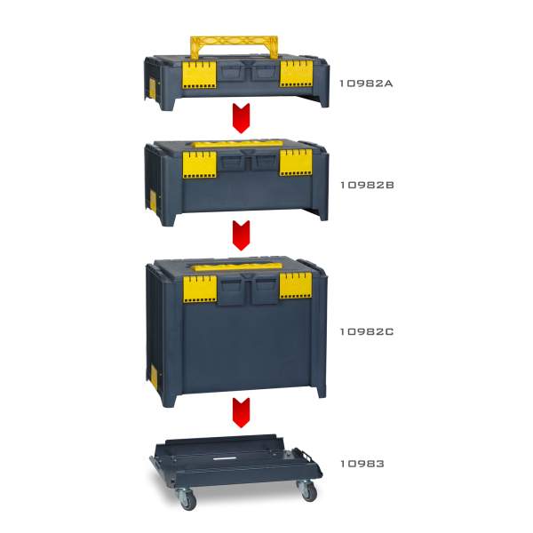 Geantă de scule stivuibilă - dimensiune "L" - 468 x 338 x 375 mm