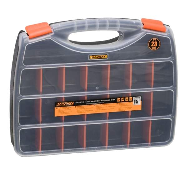 Geanta din plastic pentru accesorii15" - 380x310x60mm