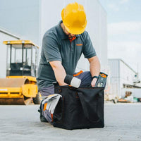 Geanta pliabilă pentru scule - cadru metalic - 350 x 270 x 340 mm