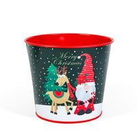 Ghiveci decorativ din metal – model spiriduș – 13 x 11 cm