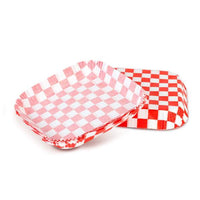 Hârtie de Coacere pentru Air Fryer - Cu Model în Carouri, Pătrată, 23 x 23 cm - 50 Bucăți/Pachet