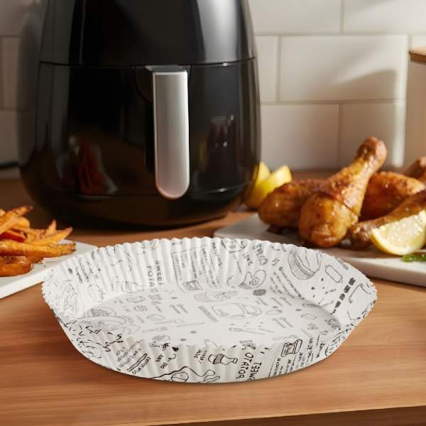 Hârtie de coacere pentru Air Fryer - Rotundă