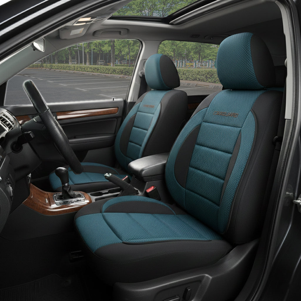 Huse universale premium pentru scaune auto albastru+negru - CARGUARD