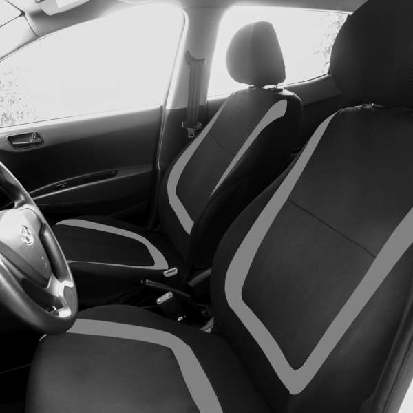 Resigilat - Huse universale pentru scaune auto - gri - CARGUARD