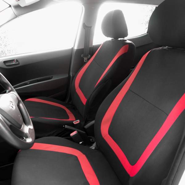Huse universale pentru scaune auto - roșii - CARGUARD