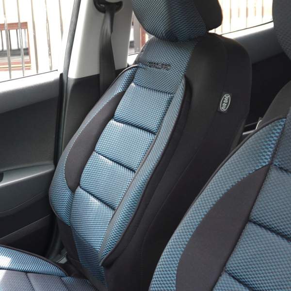 Huse universale premium pentru scaune auto albastru+negru - CARGUARD