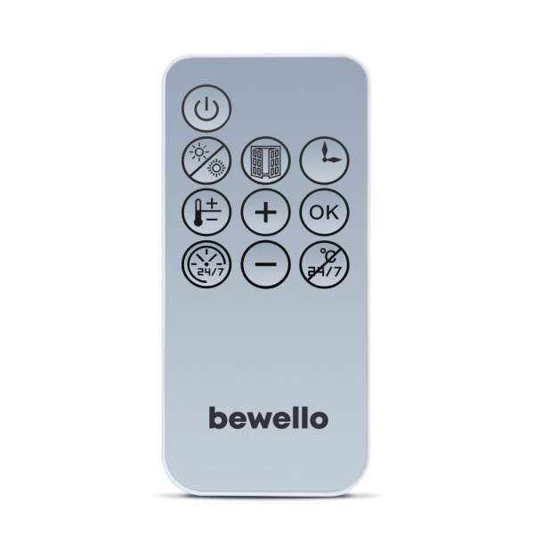 Încălzitor de perete cu suport pentru prosoape - 800/2000W - 240V - alb