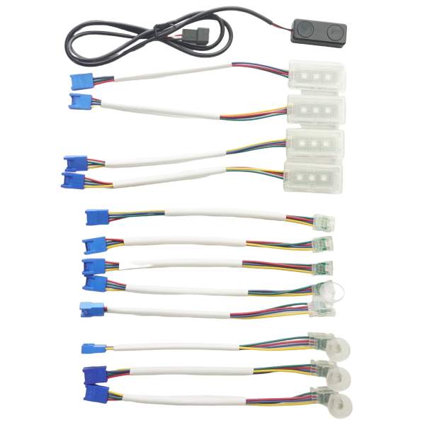 Kit lumini ambientale Profesionale RGB Dynamic -  Carguard