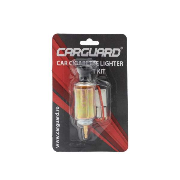 Kit priză brichetă auto completă Carguard (soclu + aprinzător) – 12V