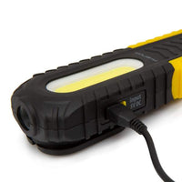 Lampă de lucru 2 în 1 - LED COB - Tip C - cu acumulator