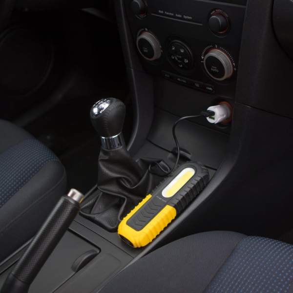 Lampă de lucru 2 în 1 - LED COB - Tip C - cu acumulator