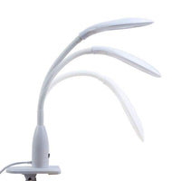 Lampă LED de birou cu lupă - alb