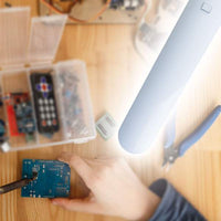 Lampă LED de masă - reglabilă - metal - alb