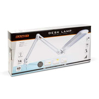 Lampă LED de masă - reglabilă - metal - alb