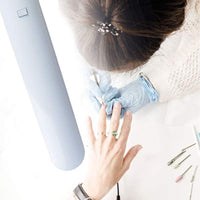 Lampă LED de masă - reglabilă - metal - alb