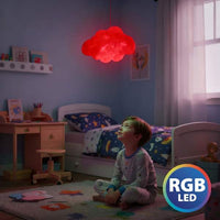 Lampă Magică Nor - 16 LED RGB - 3 x AAA - 25 x 20 x 15 cm