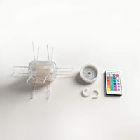 Lampă Magică Nor - 16 LED RGB - 3 x AAA - 25 x 20 x 15 cm