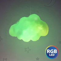 Lampă Magică Nor - 16 LED RGB - 3 x AAA - 25 x 20 x 15 cm