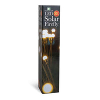 Lampă solară - licurici - 8 LED-uri alb cald - 70 cm