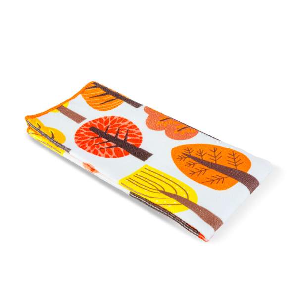 Lavetă din microfibră cu model de toamnă – set 2 bucăți, 58 x 38 cm
