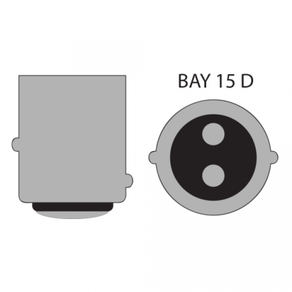 Pachet 10 Leduri de frână BAY15D - 5W Carguard