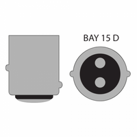 Pachet 10 Leduri de frână BAY15D - 5W Carguard