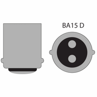 Pachet 10 Leduri de frână BA15D - 5W Carguard