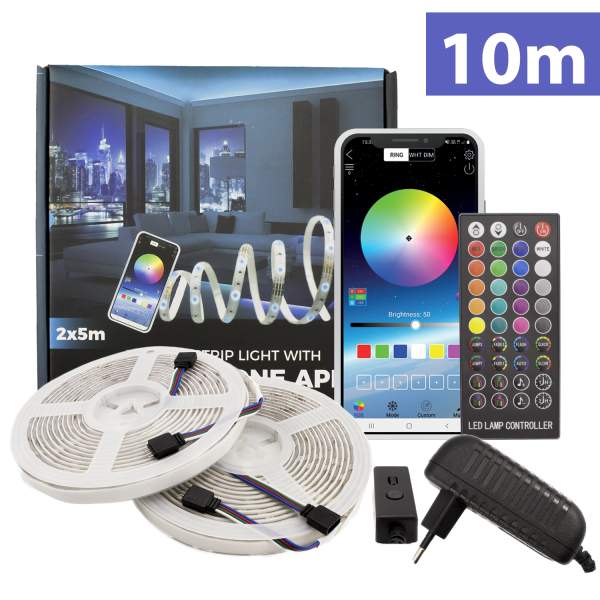 Set banda LED RGB - SMART - 10 m