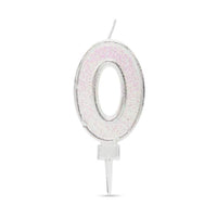 Lumânare pentru tort în forma cifrei 0