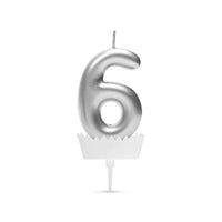 Lumânare pentru tort în forma cifrei 6