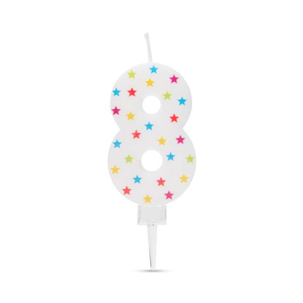 Lumânare pentru tort în formă de 8