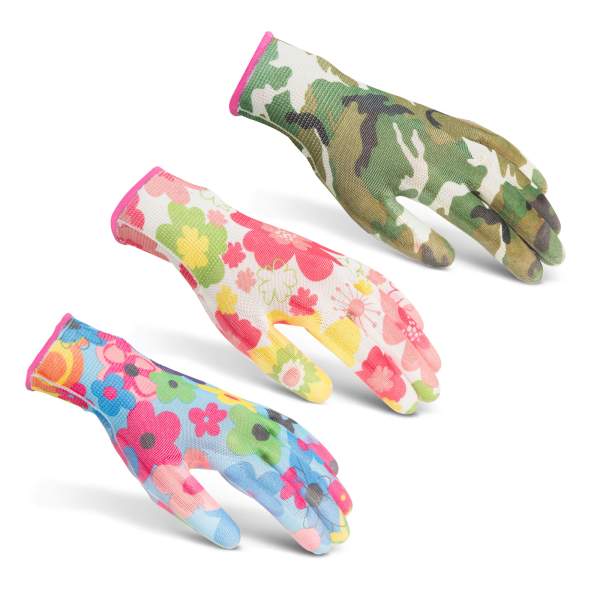 Mănuşi pt. grădinărit cu modele