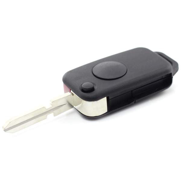 Mercedes Benz - Carcasa tip cheie briceag cu 1 buton, lama 2 "piste"