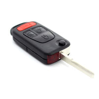 Mercedes Benz - Carcasa tip cheie briceag cu 3 butoane, buton panica, lama 2 