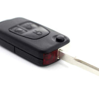 Mercedes Benz - Carcasa tip cheie briceag cu 3 butoane, lama 2 