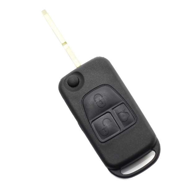 Mercedes Benz - Carcasa tip cheie briceag cu 3 butoane