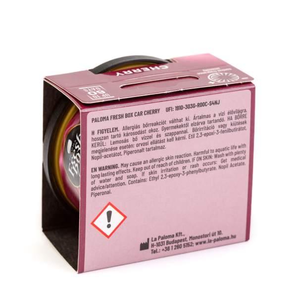 Odorizant auto Paloma Fresh Box Cherry 25g