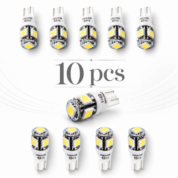 Pachet 10 Leduri auto de pozitie T10 1.25 W Carguard