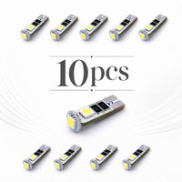 Pachet 10 Leduri auto pozitie can-bus T10 3W Carguard