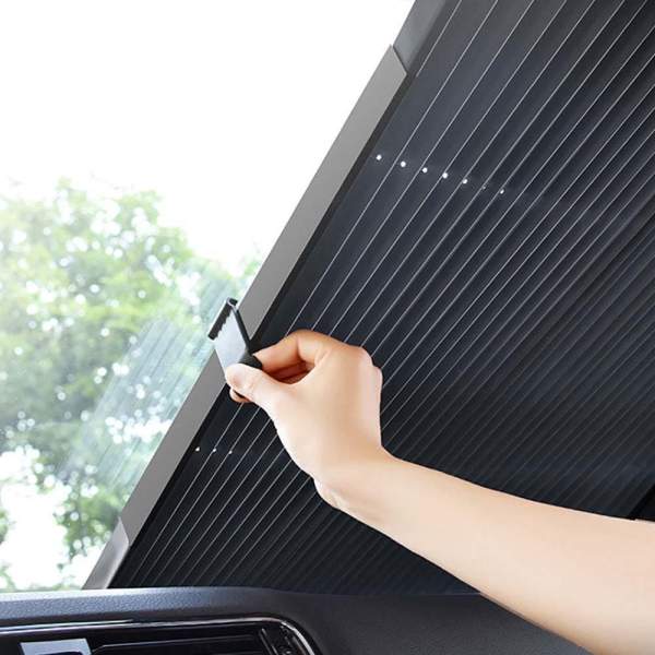 Resigilat - Parasolar auto retractabil 150 x 70cm - Carguard