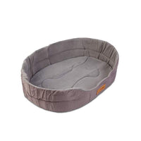 Pat pentru câini - 40 x 30 x 11 cm - gri