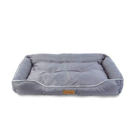Pat pentru câini - 68 x 45 x 11 cm - gri