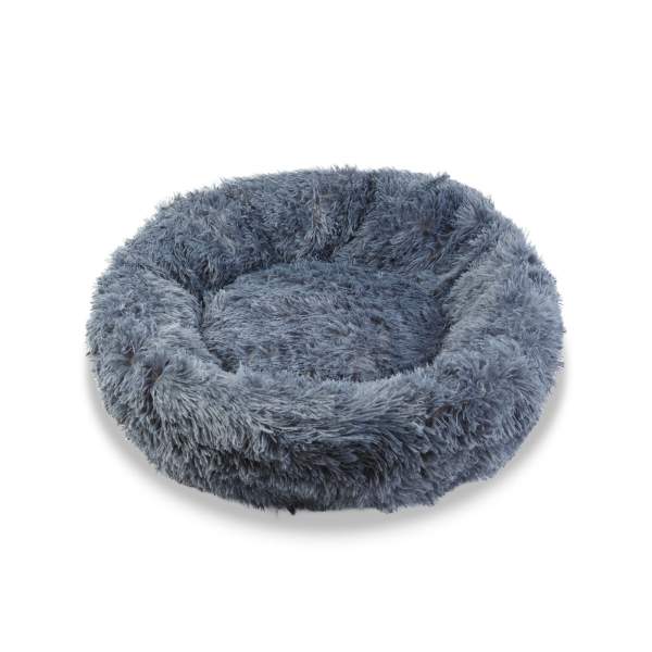 Pat pentru câini - rotund - marimea "M" - 60 cm - gri