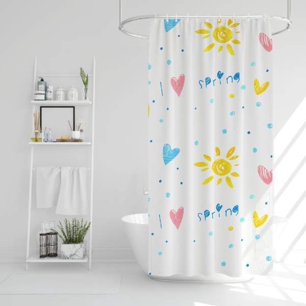 Perdea de duș – 3 modele – 180 x 180 cm