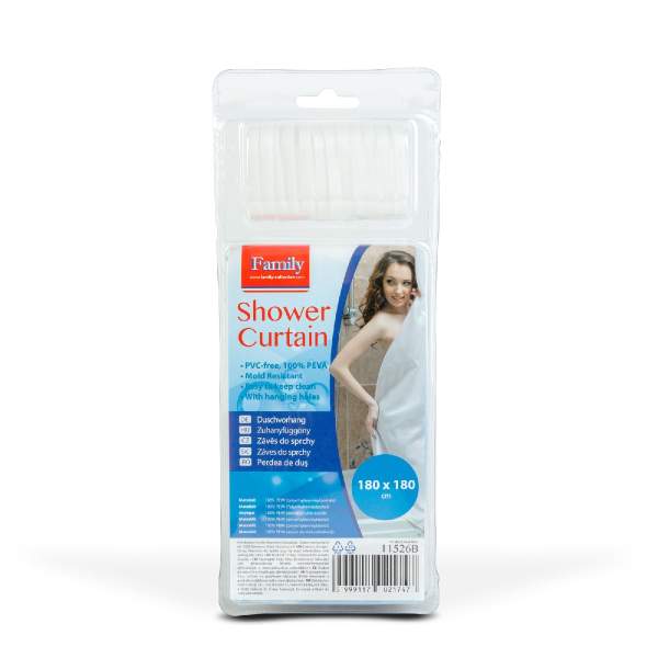 Perdea de duș – 3 modele – 180 x 180 cm