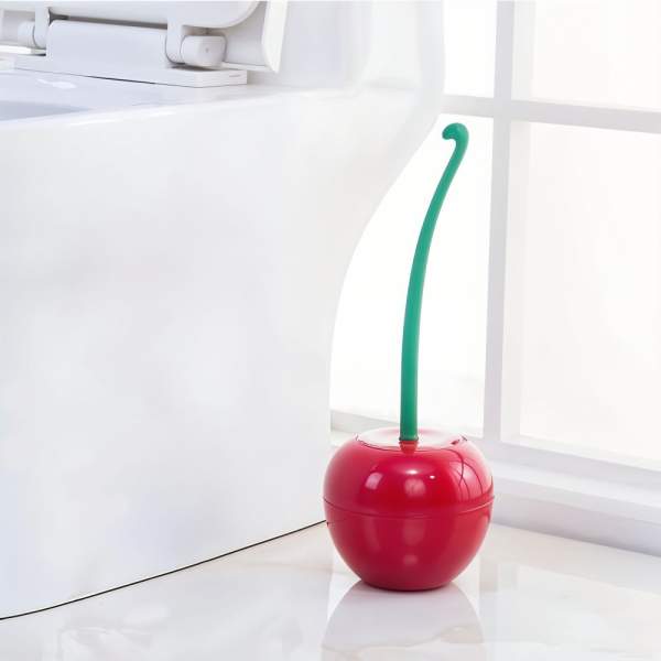 Perie de toaletă în formă de cireșă
