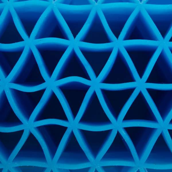 Pernă pentru gât - din gel siliconic + husă cu fermoar - 27 x 9 x 9 cm