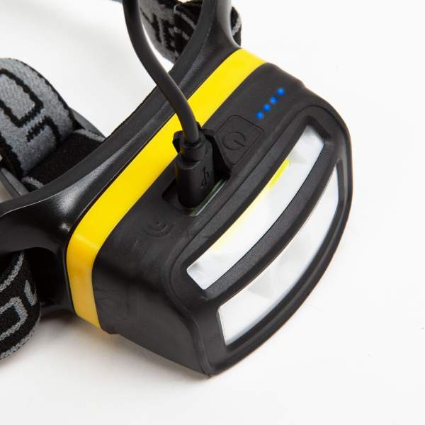 Lampă de cap COB LED, cu acumulator Li-Ion PHENOM