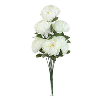 Plantă artificială decorativă - Crizantemă albă - 12 x 58 cm